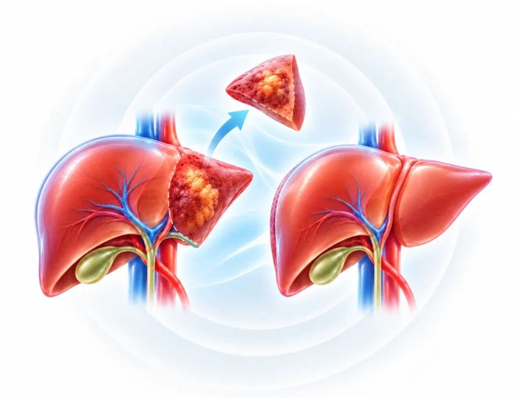 Liver resection (hepatectomy) and liver regeneration after surgery – complex liver surgery in Mumbai