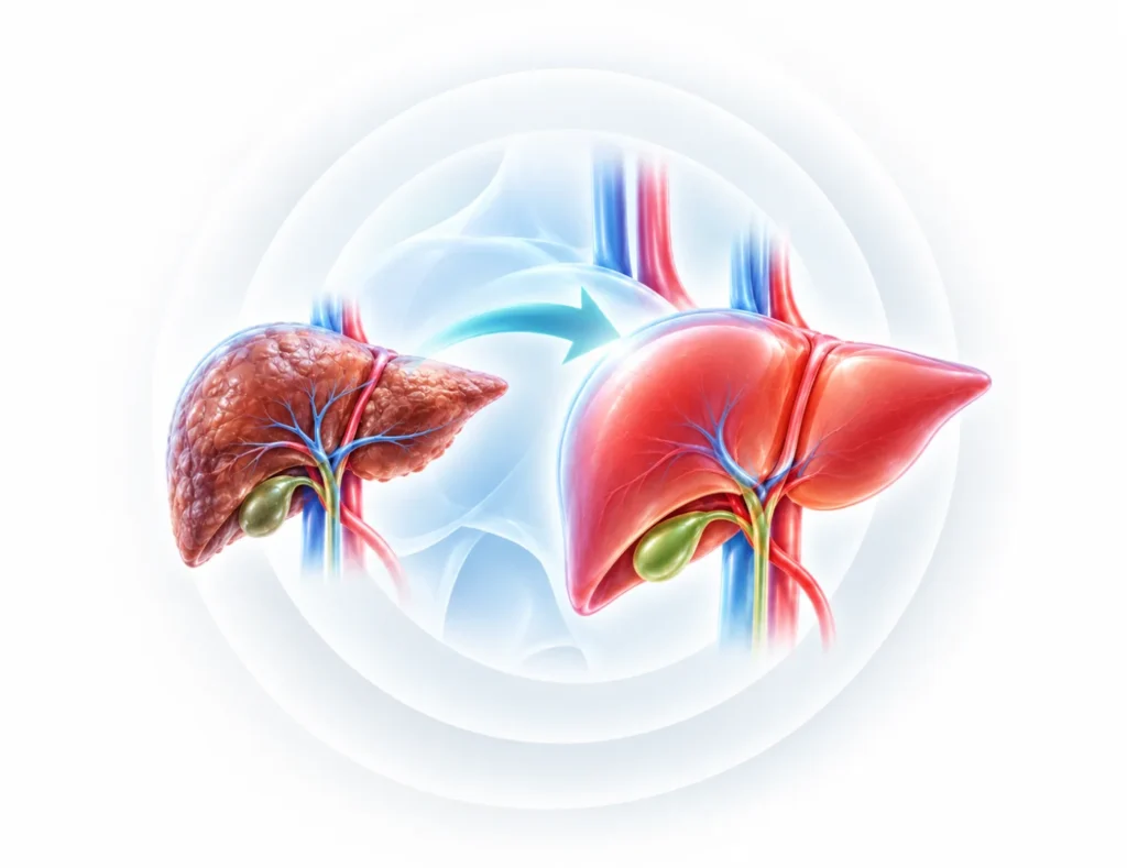 Liver transplant surgery – a diseased cirrhotic liver replaced with a healthy donor liver; living and deceased donor liver transplant in Mumbai